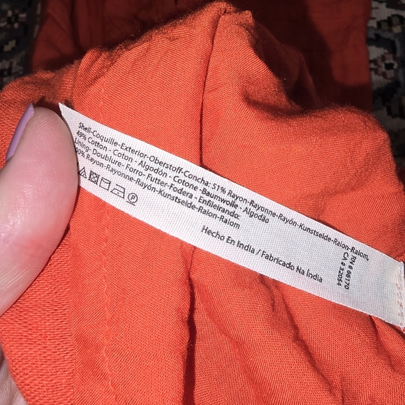 Free People Orange Midi Dress - Picture 3 of 5